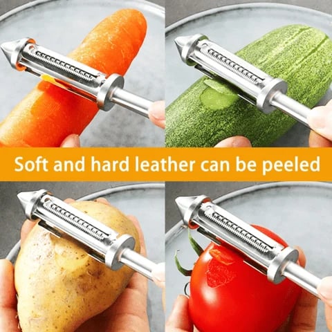 🎅EARLY CHRISTMAS SALE - Stainless steel Multifunctional Veggie Peeler-BUY MORE SEND MORE