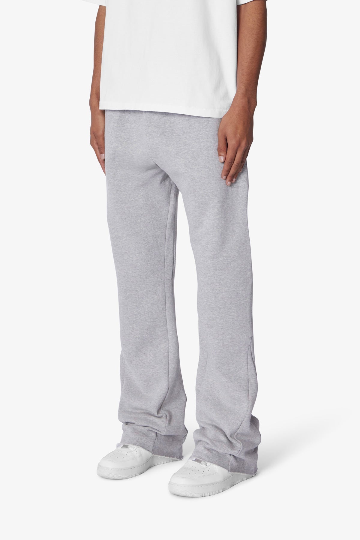 Heavy Every Day Bootcut Sweatpants - Marled Grey