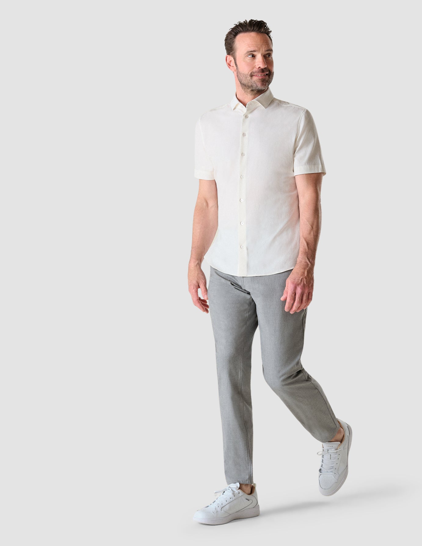 Tech Linen Pants Charcoal
