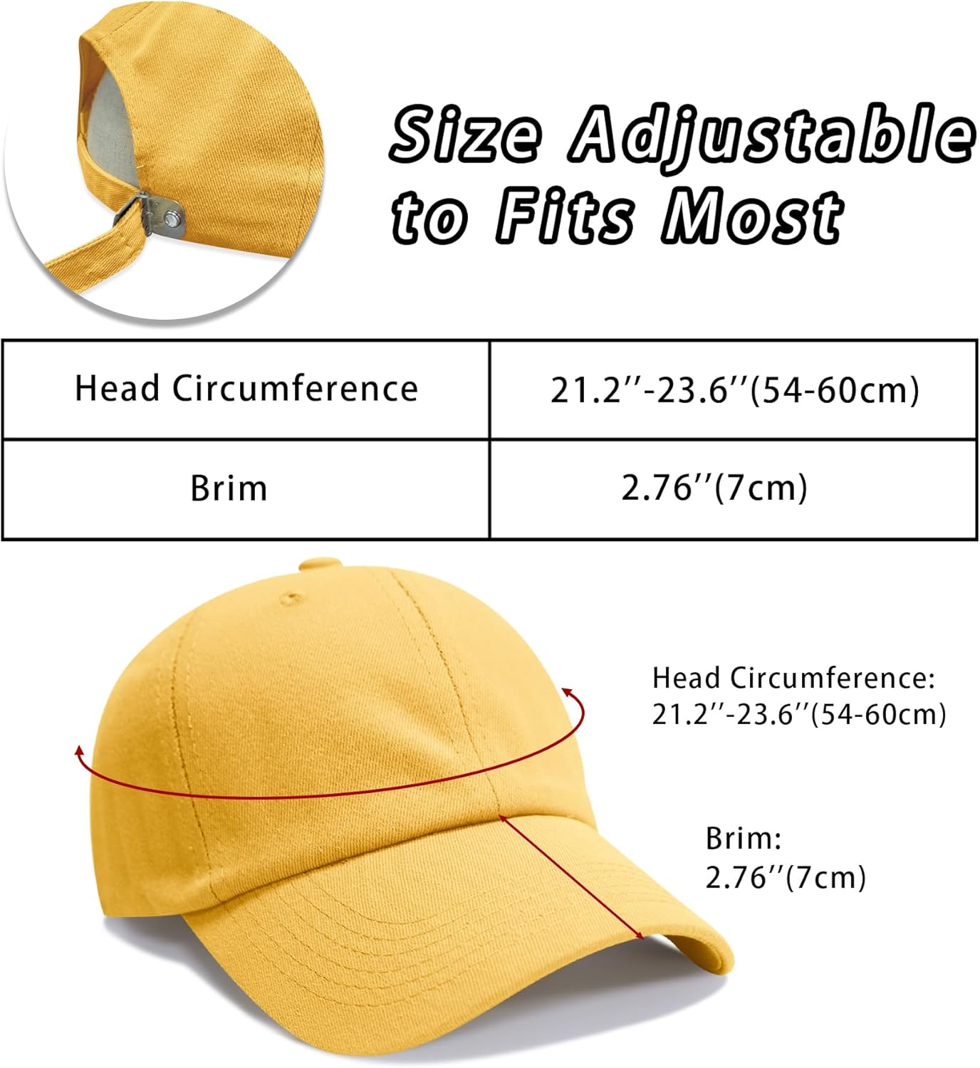 NPQQUAN Original Classic Low Profile Baseball Cap Golf Dad Hat Adjustable Cotton Hats Men Women Unconstructed Plain Cap