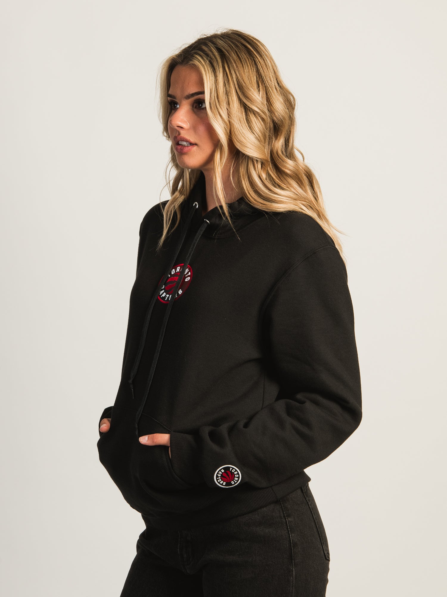 NBA TORONTO RAPTORS GRADIENT EMBROIDERED HOODIE