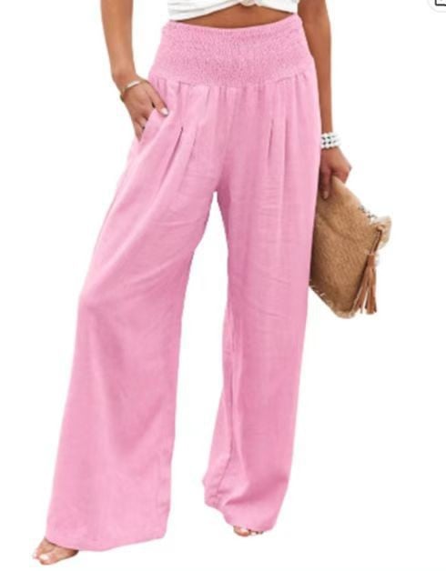New Arrival - 49%OFF🔥Casual Wide Leg Cotton & Linen Loose Trousers