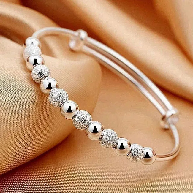 Jewelry charms 925 sterling silver Luxury Beads bracelets Bangles cute for women fashion party wedding jewelry Adjustable