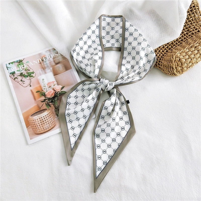 Fashion Printing Long Silk Scarf