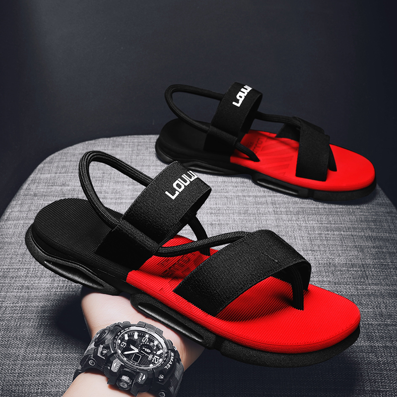 Fransikin business Summer Roman Beach Shoes Flip Flops Slip on Flats Slippers Men Slides 2024 New Dropshiping Men Sandalias Hombre Sandals Male