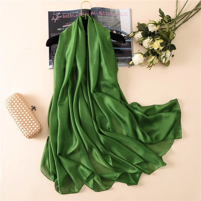 Autumn Fashion Travel Sunscreen Scarf Linen New Imitated Silk Scarves New Sweet Lady Shawl