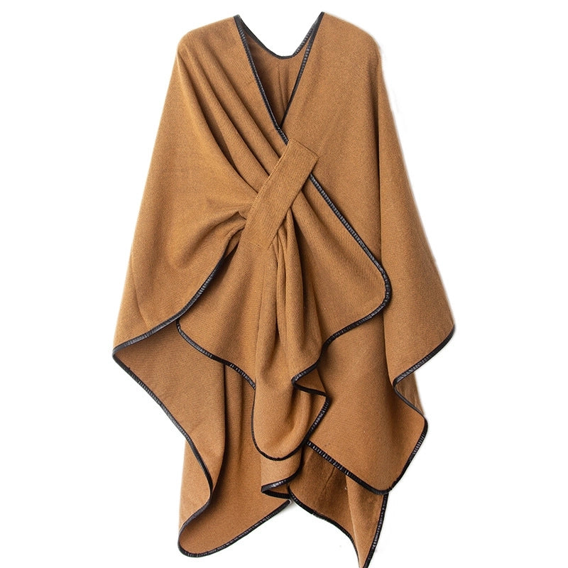 Women's Streetwear Solid Color Imitation Cashmere Acrylic Shawl