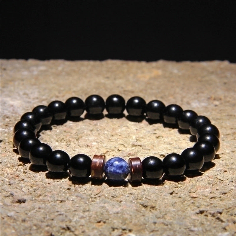 Minimalist Geometric Natural Stone Beaded Bracelets 1 Piece