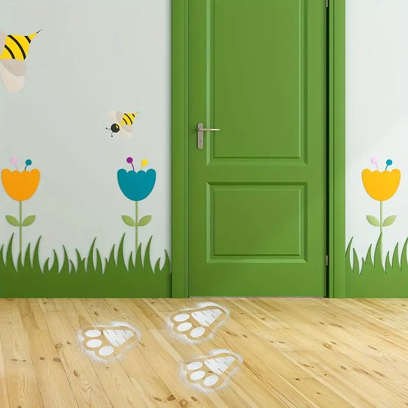 Easter Bunny Footprints Props