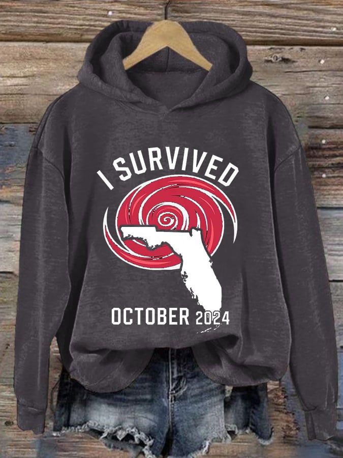 Women's I Survived OCTOBER 2024 Hoodie