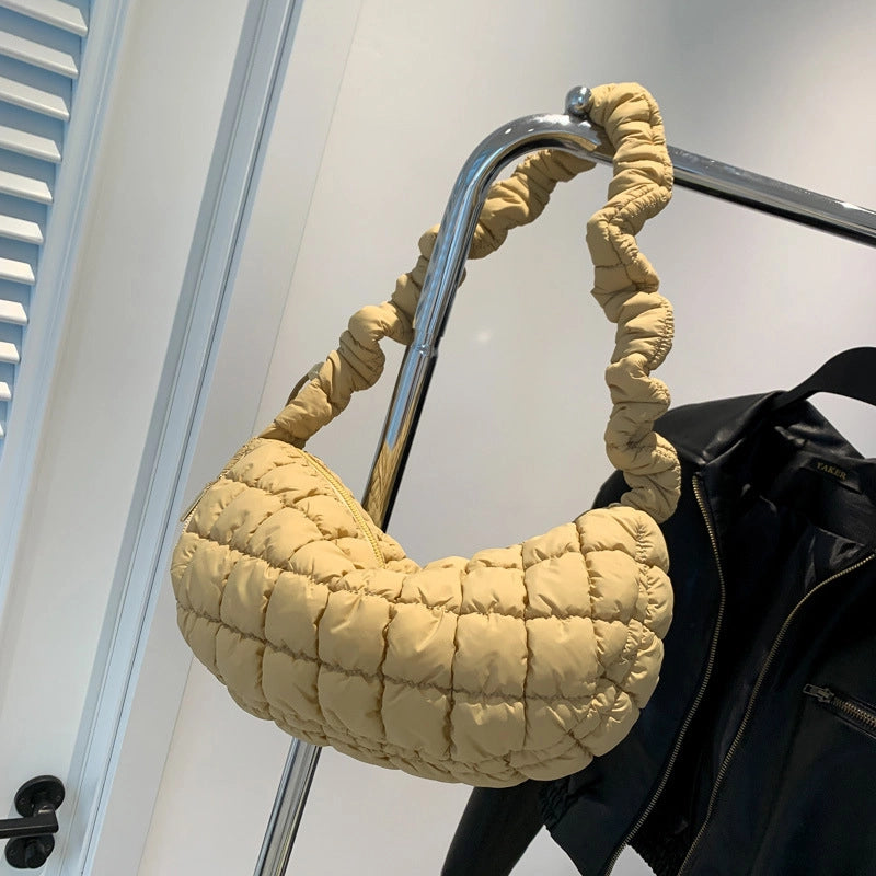 Women's Medium All Seasons Nylon Streetwear Cloud Shape Bag