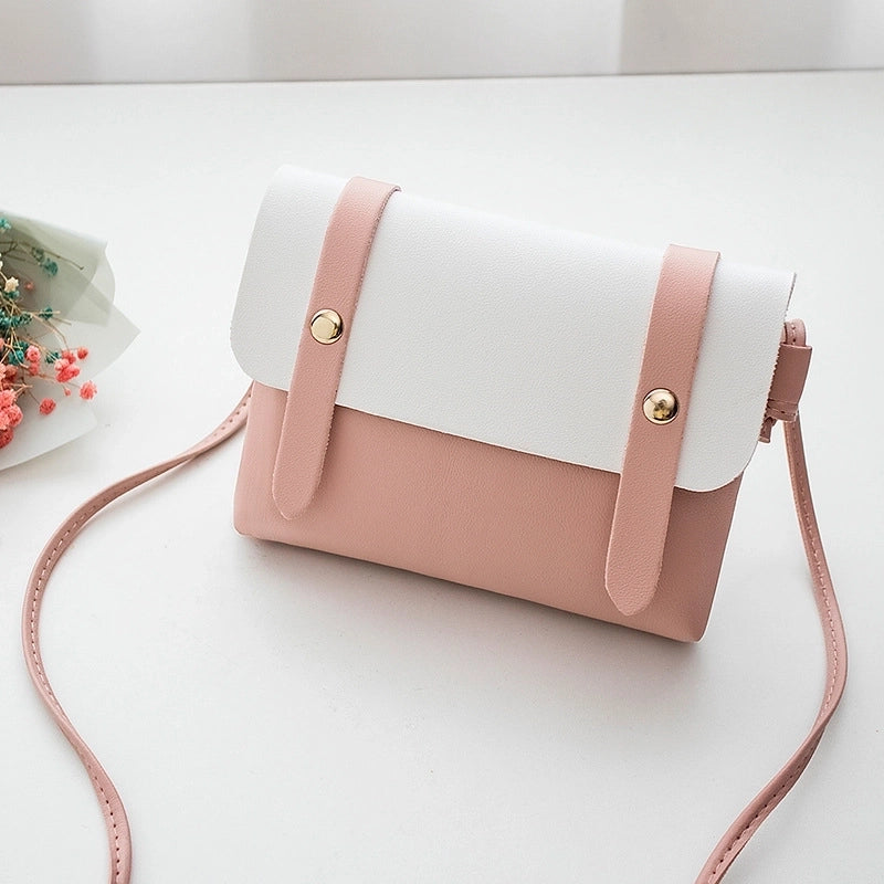 Women's All Seasons Pu Leather Solid Color Elegant Square Magnetic Buckle Square Bag
