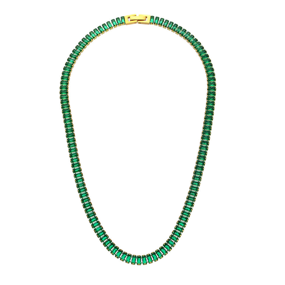 Minimalist Geometric Stainless Steel 18K Gold Plated Necklaces