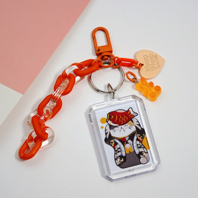 Heart Photo Keychain