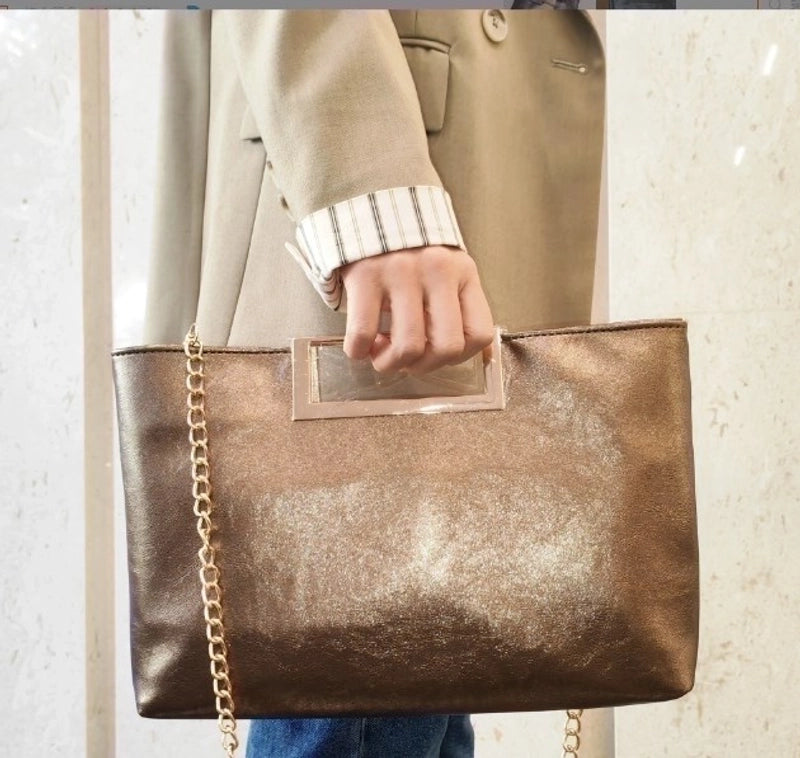 Women's Medium Pu Leather Solid Color Streetwear Square Magnetic Buckle Envelope Bag