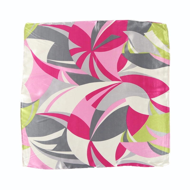 Women's Elegant Vintage Style Color Block Polyester Silk Scarf