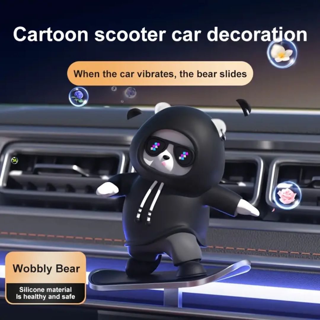 Car Moving Bear For Dashboard