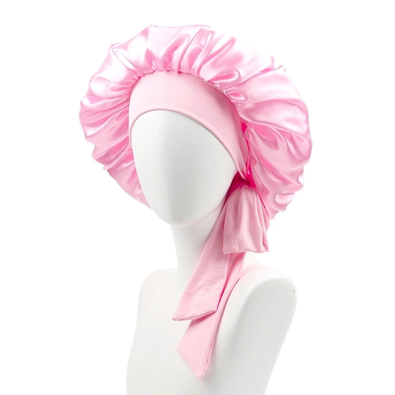 2 Pieces Women's Solid Color Solid Color Eaveless Hair Cap
