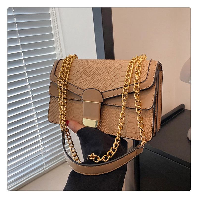 Women's Small All Seasons Pu Leather Solid Color Basic Square Flip Cover Shoulder Bag