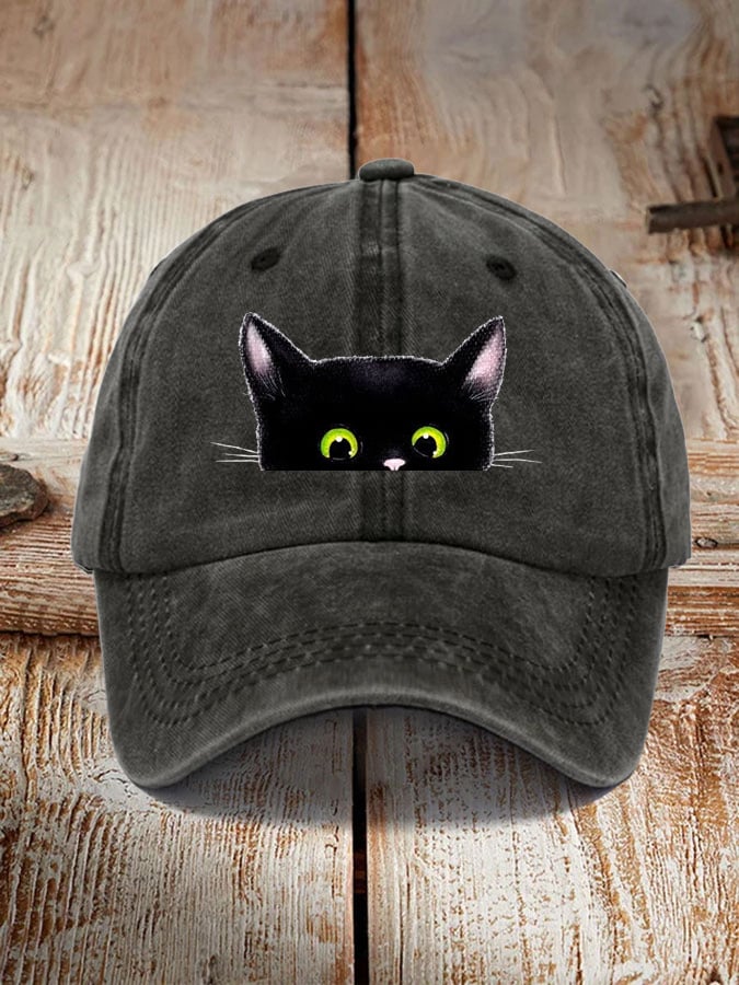 Cute Black Cat Hat