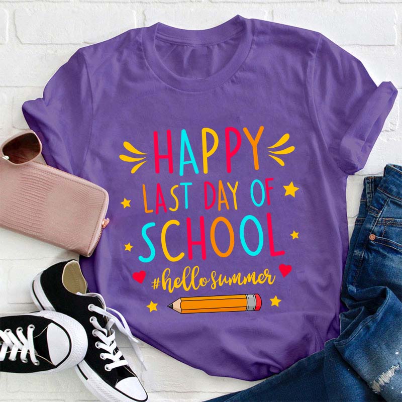 Happy Last Day Of School Star T-Shirt