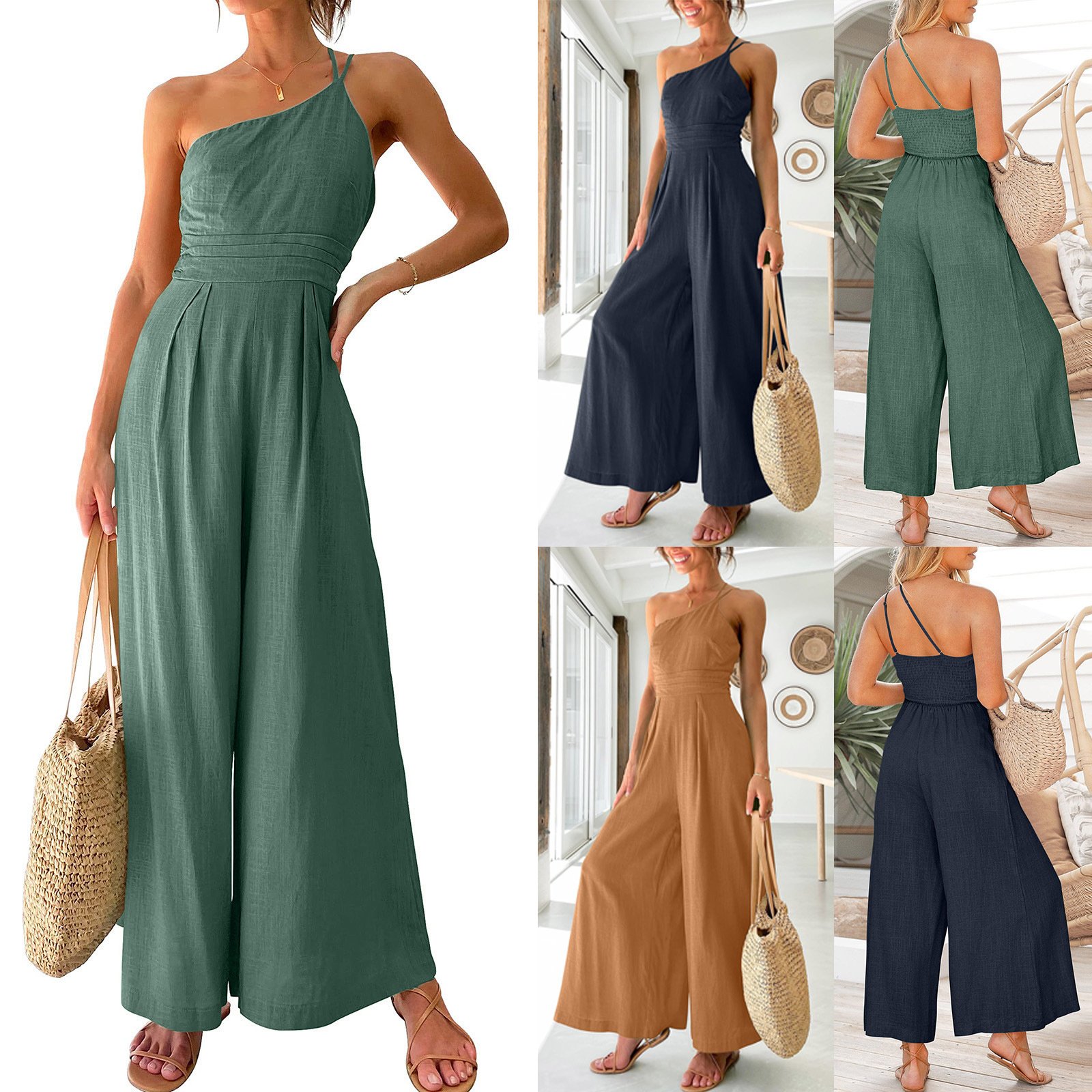 2023 Hot Sale🔥Spaghetti Straps Jumpsuit✨Buy 2 Free Shipping