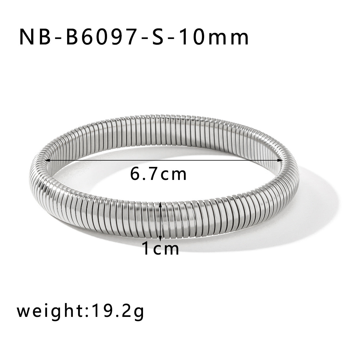 Circle Stainless Steel Electroplating Bangles
