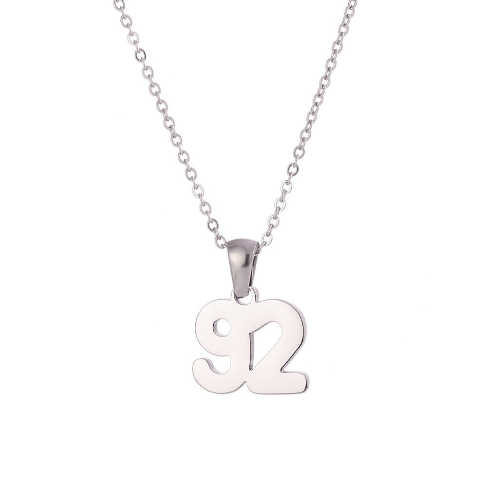Fashion Quadrilateral Geometric Stainless Steel 18K Gold Plated Necklaces