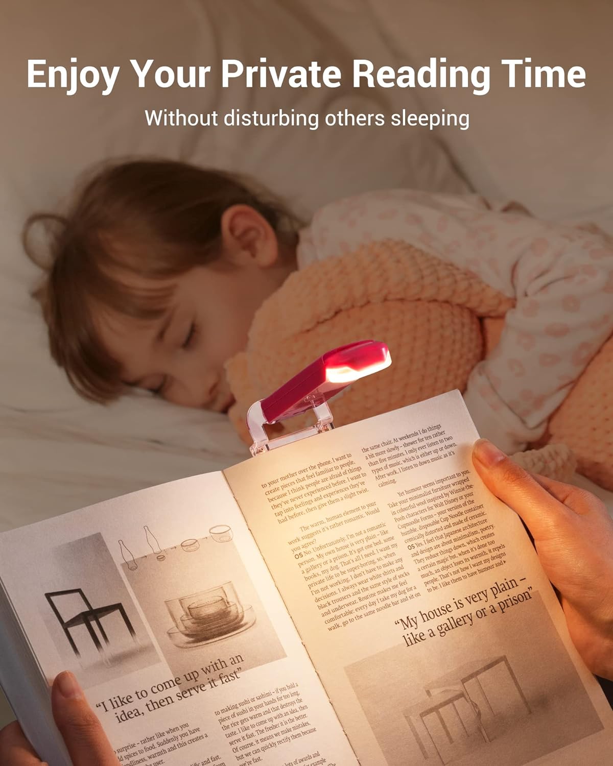 Rechargeable Book Light