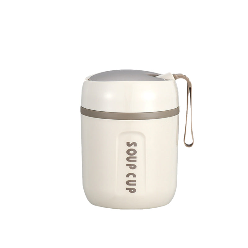 Stainless Steel Thermal Container with Foldable Spoon