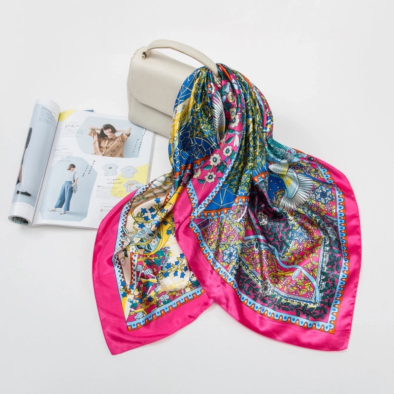 Women's Retro Ethnic Style Geometric Polyester Kerchief