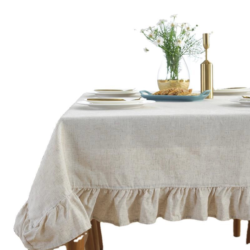 Solid Color Cotton Tablecloths