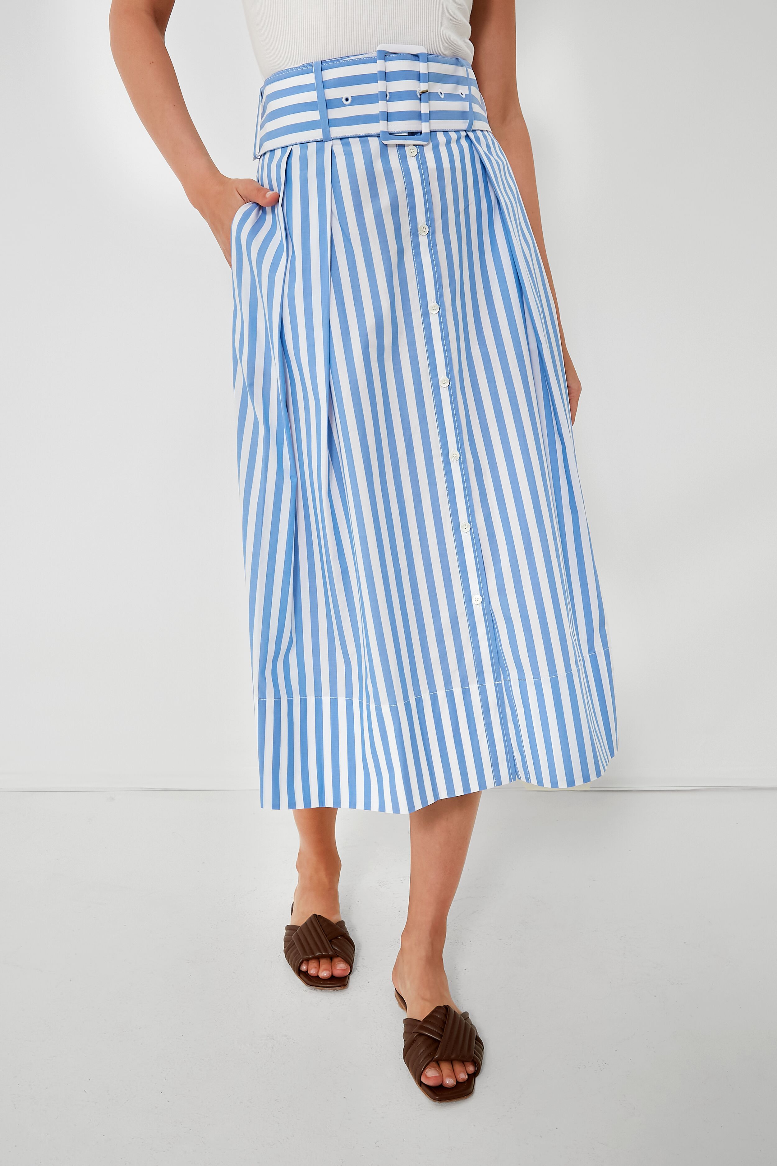 Sea Stripe Kingsley Skirt