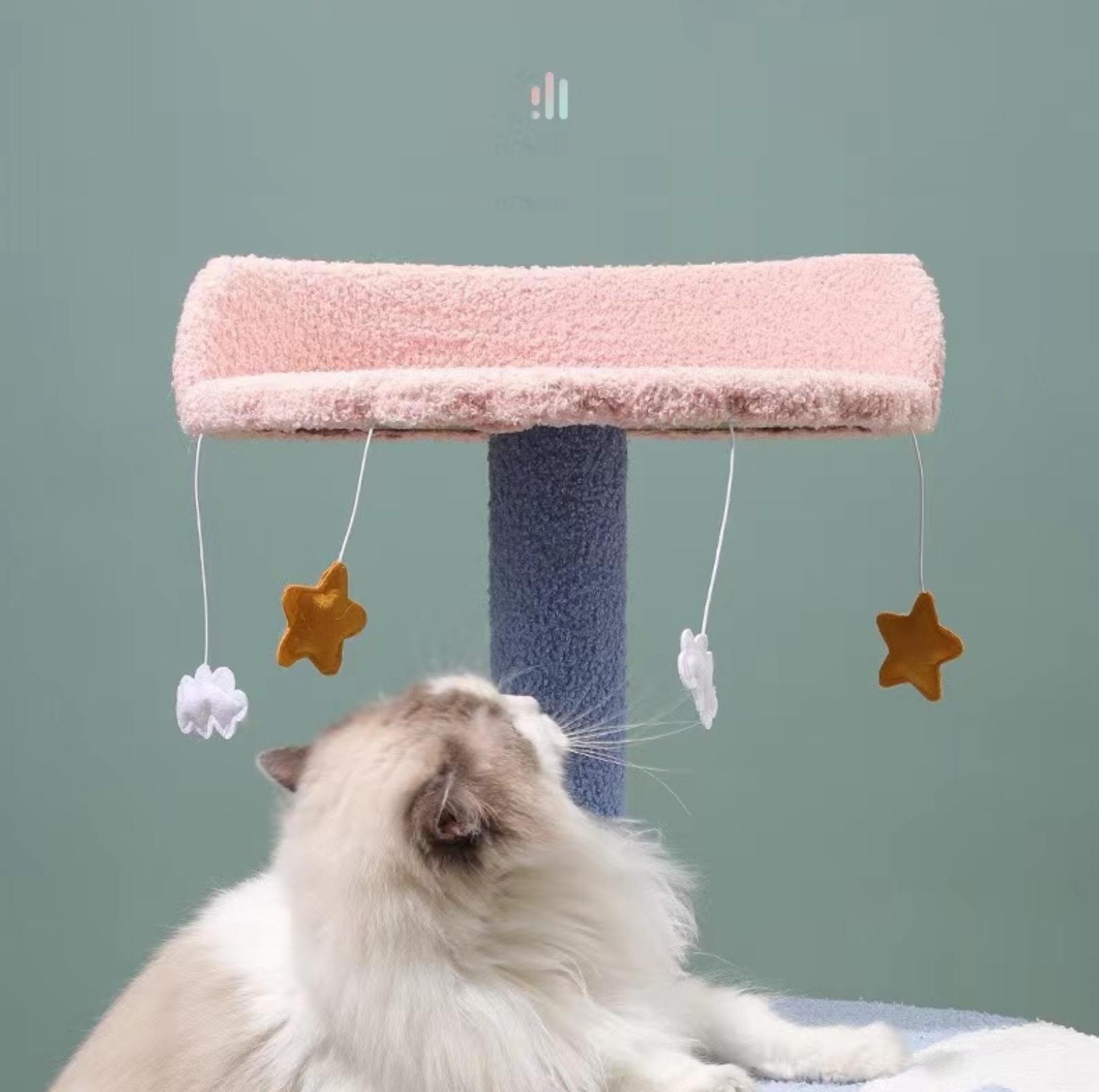 Stylish Cat Tree Climbing Frame with Scratching Posts - 'Enjoy The Sea'