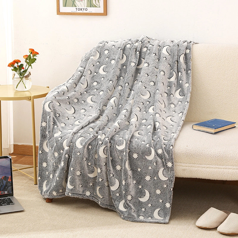 Cute Dinosaur Star  Fabric Blanket Bedding