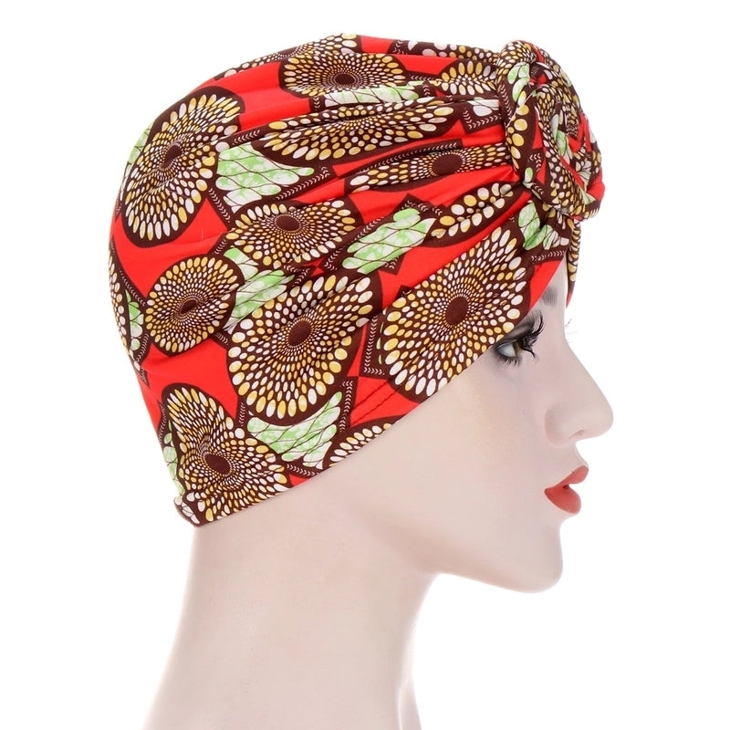 Spiral Turban Multicolor Cap