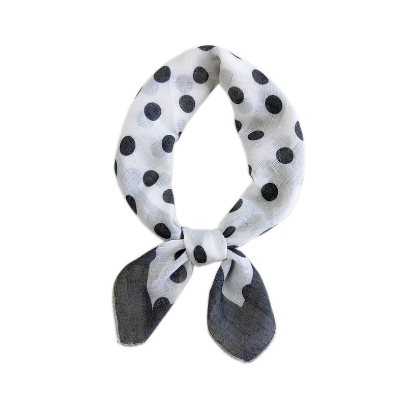Cotton Linen Small Square Scarf
