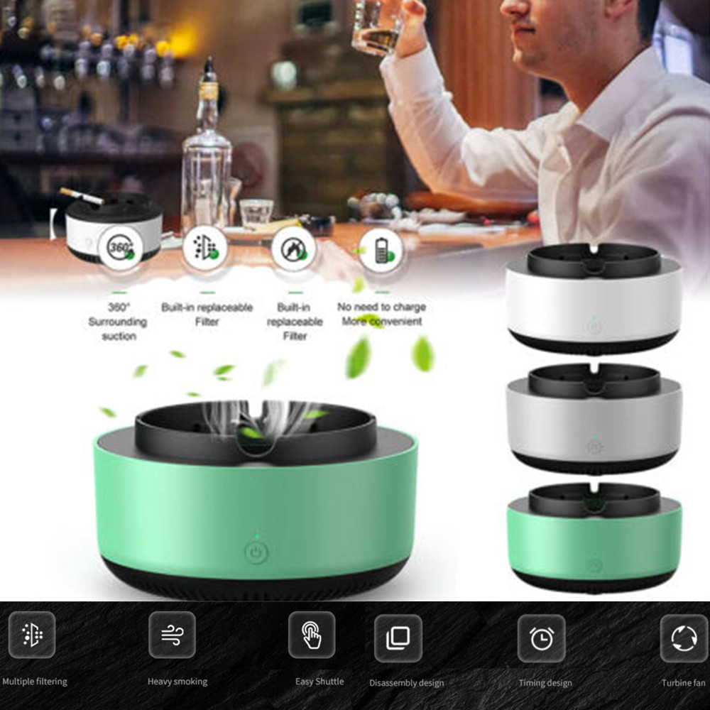 Smoke removal Air purification. Ashtray. Anion purification. practical automatic air purifier