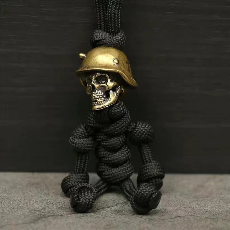 🔥Rabatt zum halben Preis🔥🔥Skelett Soldat Paracord Schlüsselanhänger