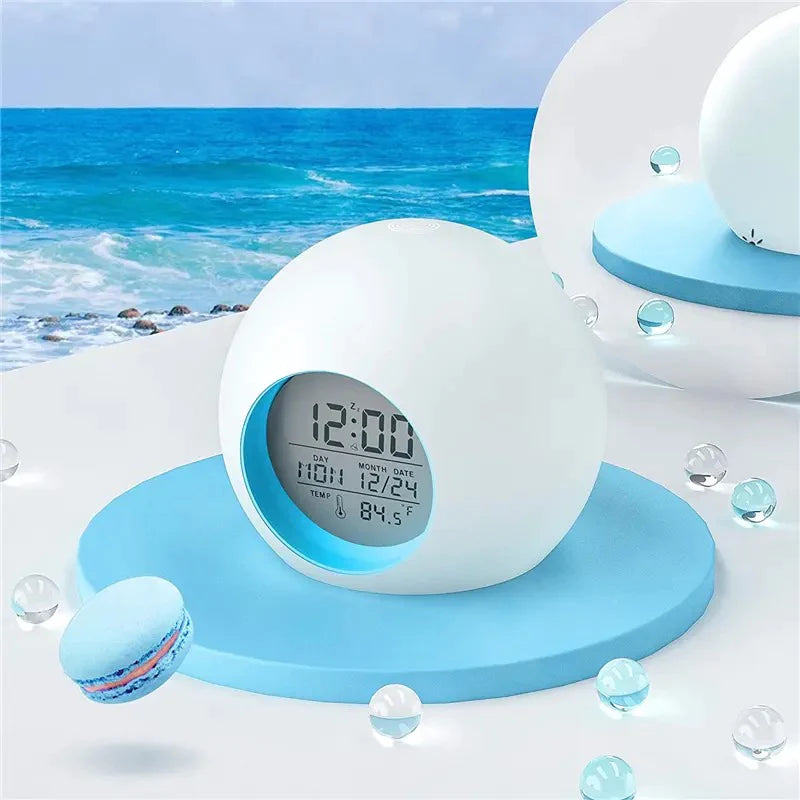 Digital Alarm Clock. 7 Color