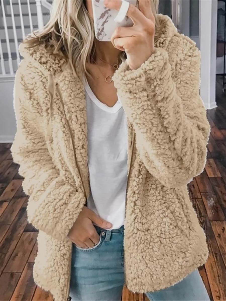Hooded Fleece Jacket(9 colors)