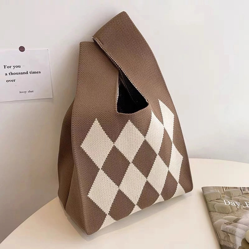 Spring And Summer New Arrival Women's Bag Handbag Bag Fashionable Simple Niche Knitted Bag Vesel Bag Crossbody Bag