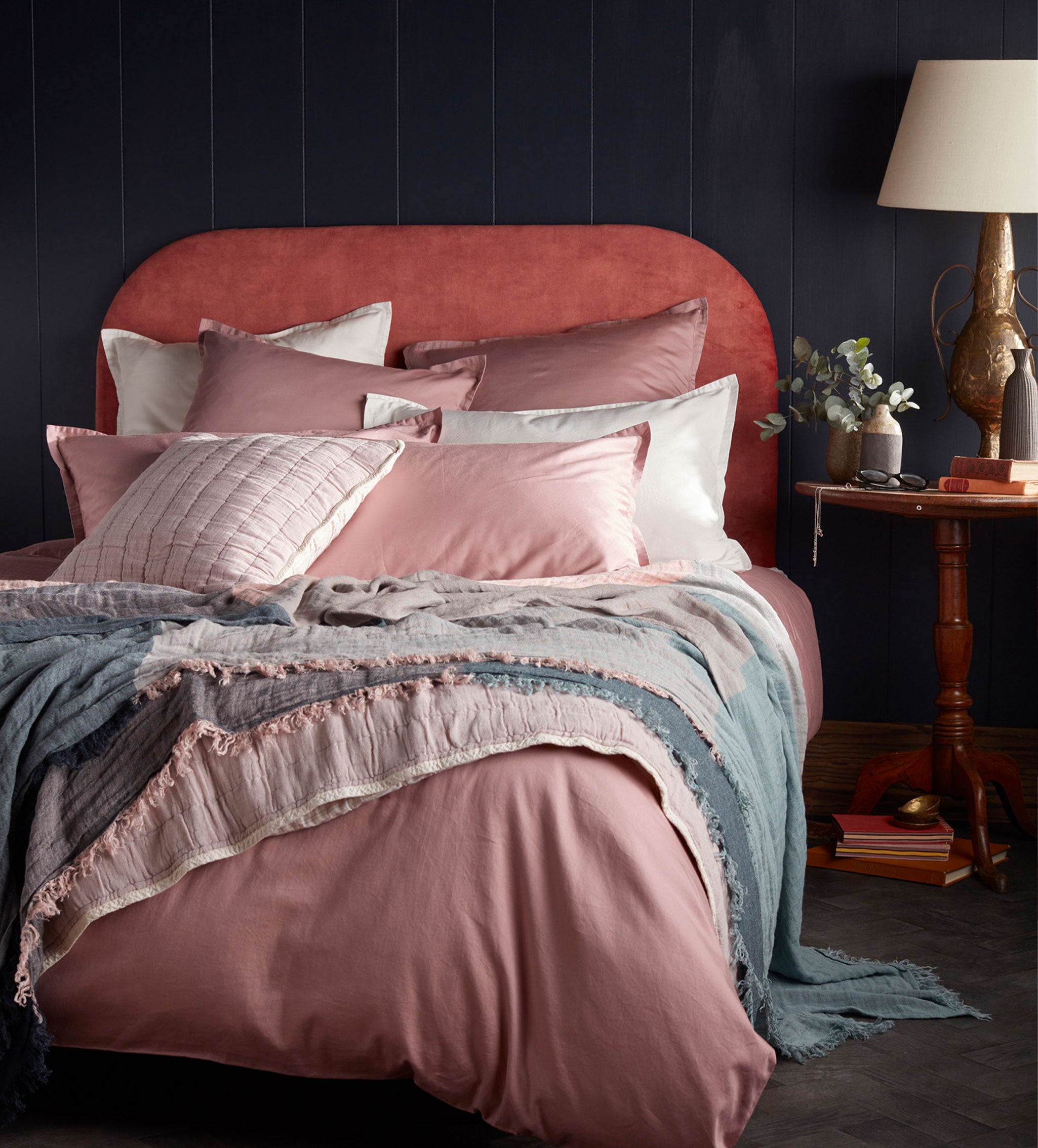 Vintage Rose Super Soft 100% Cotton Duvet Cover