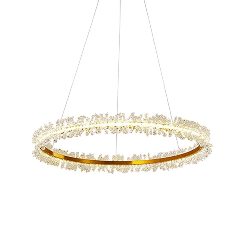 Andrine | Modern Chandelier with Crystal Beads