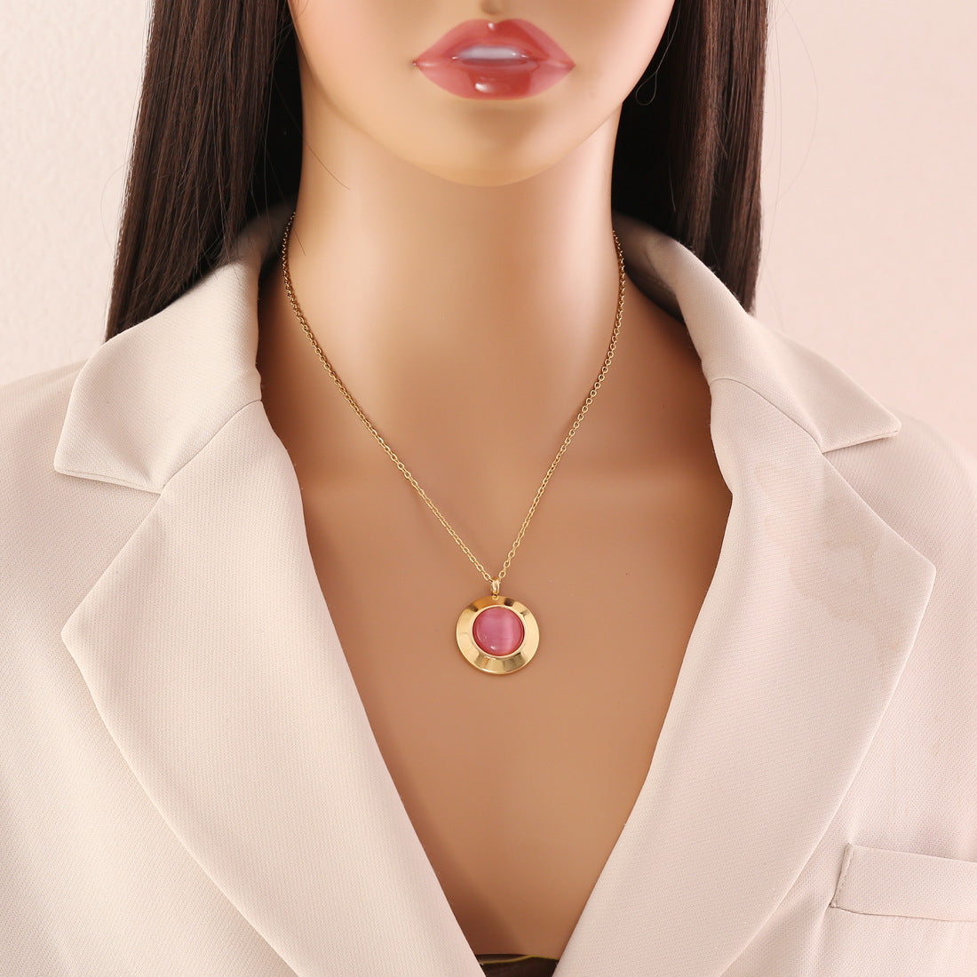 Retro Vintage Stainless Steel Electroplating Pendants