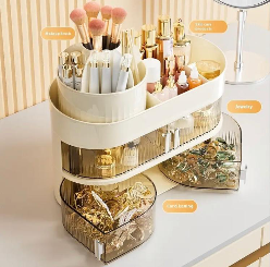 Makeup Organizer + Brushes Holder Multi Layer