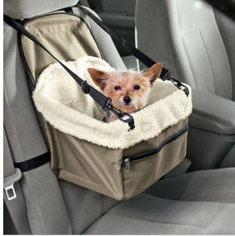 Minimalist Classic Style Cloth Color Block Pet Bags For Travel