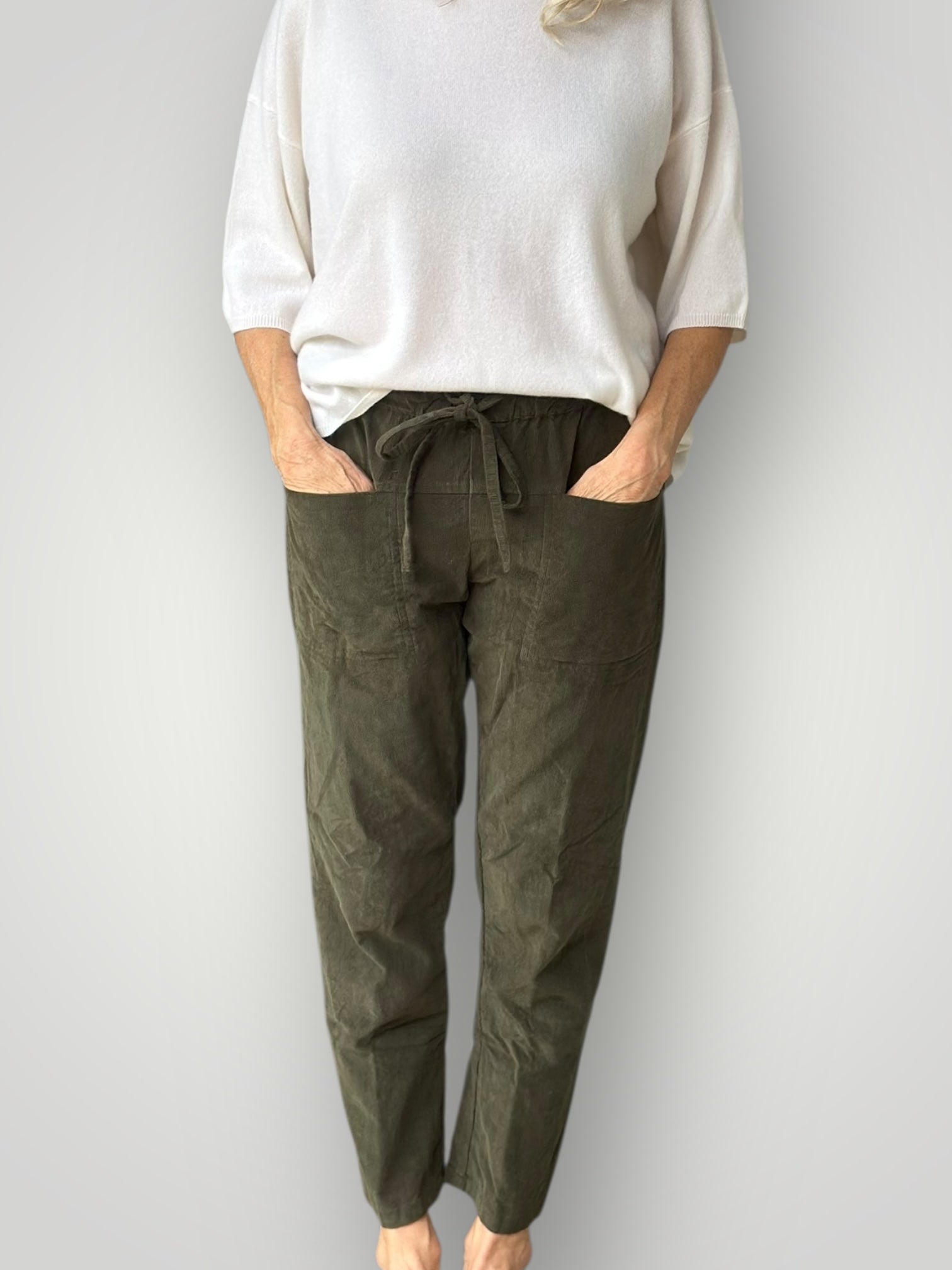 jessie pants - army cord