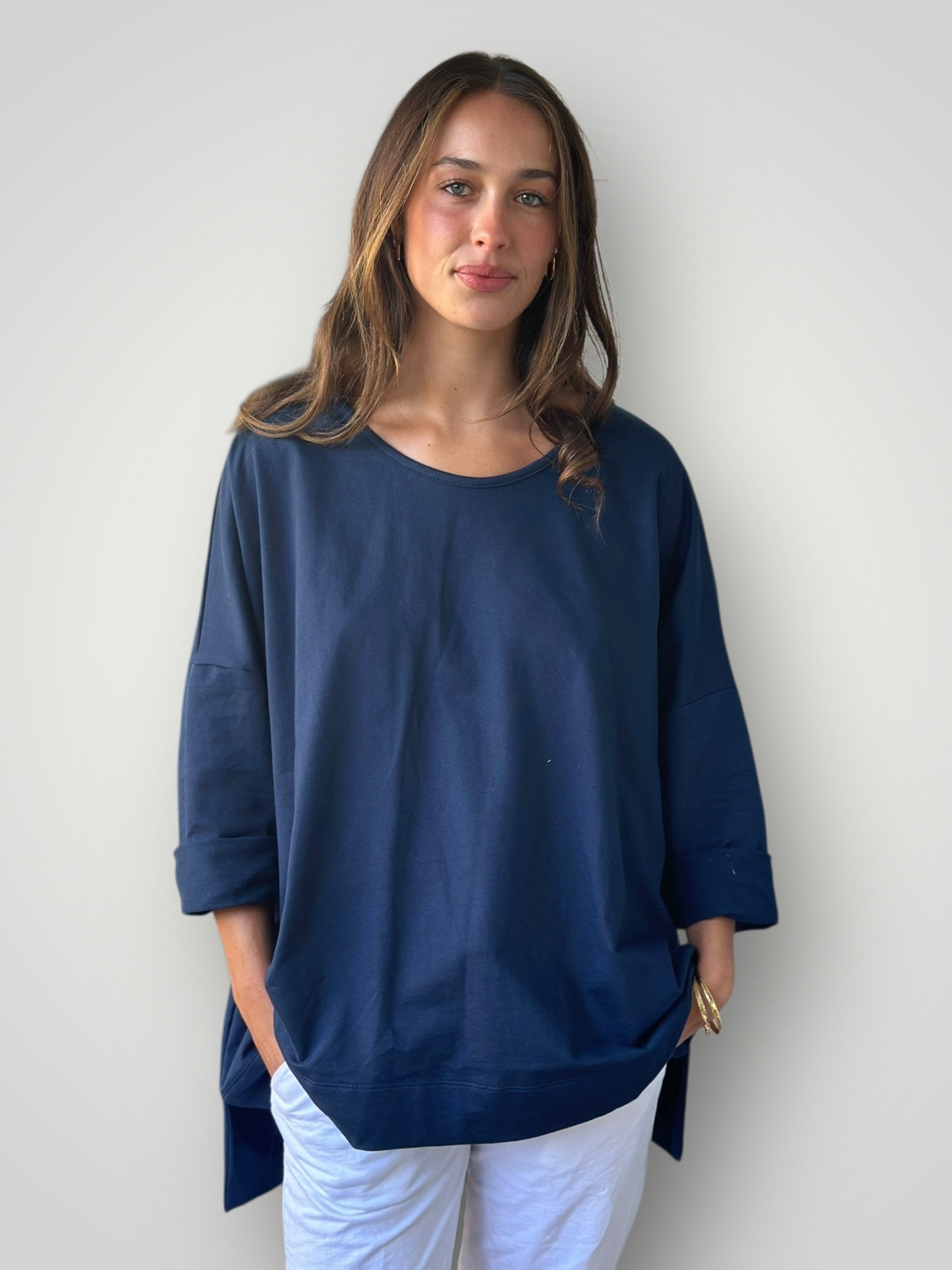 hunter top - navy knit
