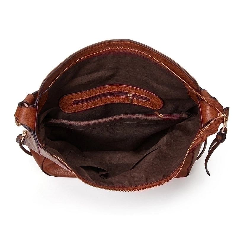 Women's Medium All Seasons Pu Leather Fashion Tote Bag